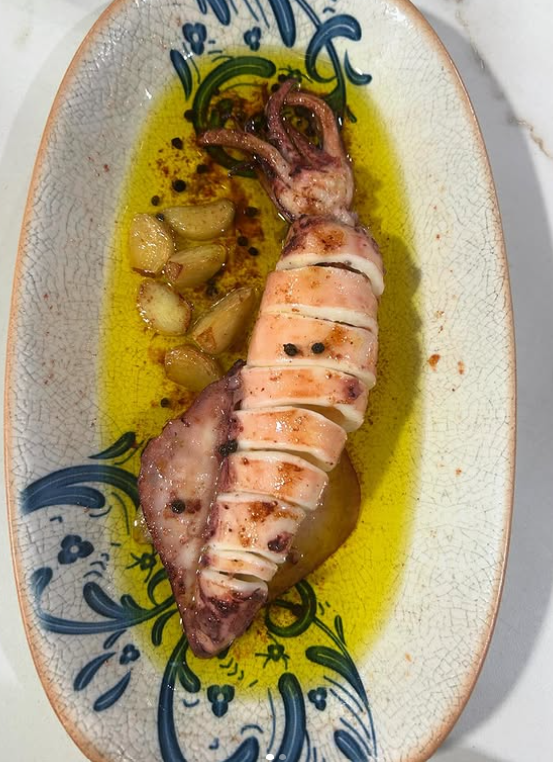 Calamar en aceite